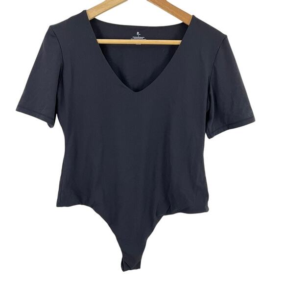 Pumiey Short Sleeve Bodysuit Black Size XL - Picture 1 of 8